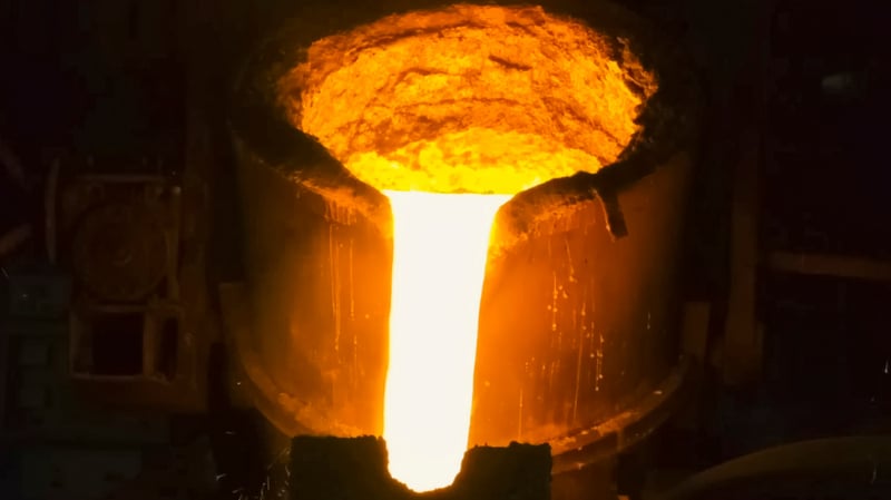 Molten steel claims worker