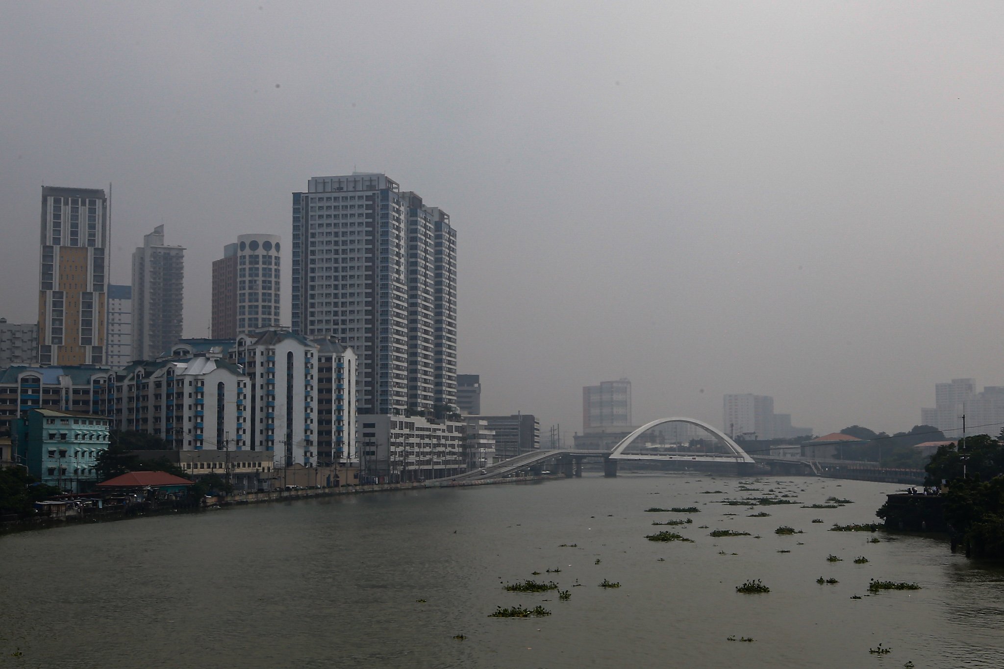Haze over Manila