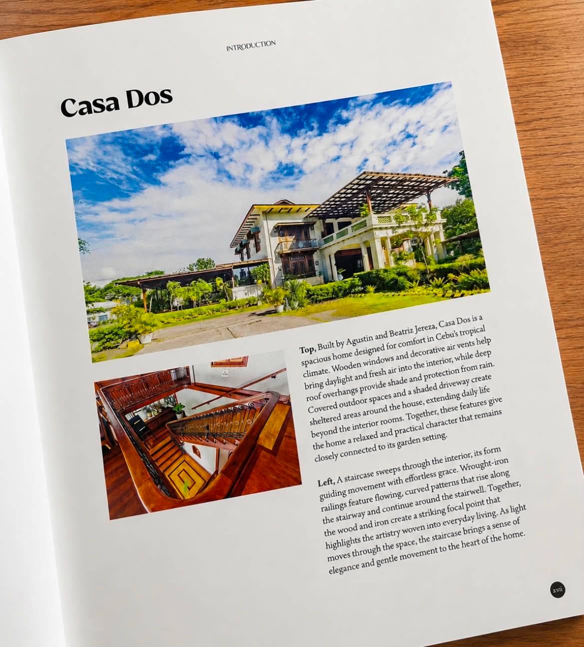 A PAGE from the book features Casa Dos, one of the homes in Lahug.