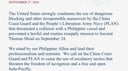 US condemns China’s interference in Ayungin resupply mission