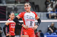 DESPITE stepping away from volleyball, Aby Maraño will forever be remembered as the middle blocker who revolutionized the game with her fire, intensity and devil-may-care attitude inside the court. (Inset) Maraño is best remembered for her all-or-nothing approach, treating every game as a do-or-die match.