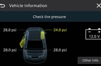 VEHICLE information such as tire pressure can be displayed through supported CAN Bus systems on Pioneer’s new A Series receivers.