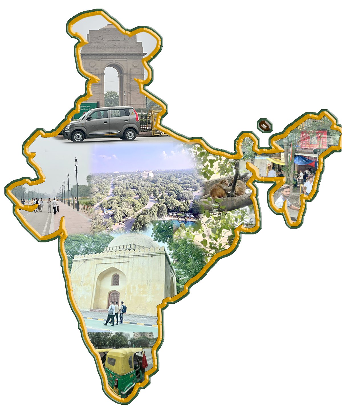 FROM crowded streets to quiet monuments, Delhi reveals itself in contrasts — chaotic, colorful and alive at every turn.