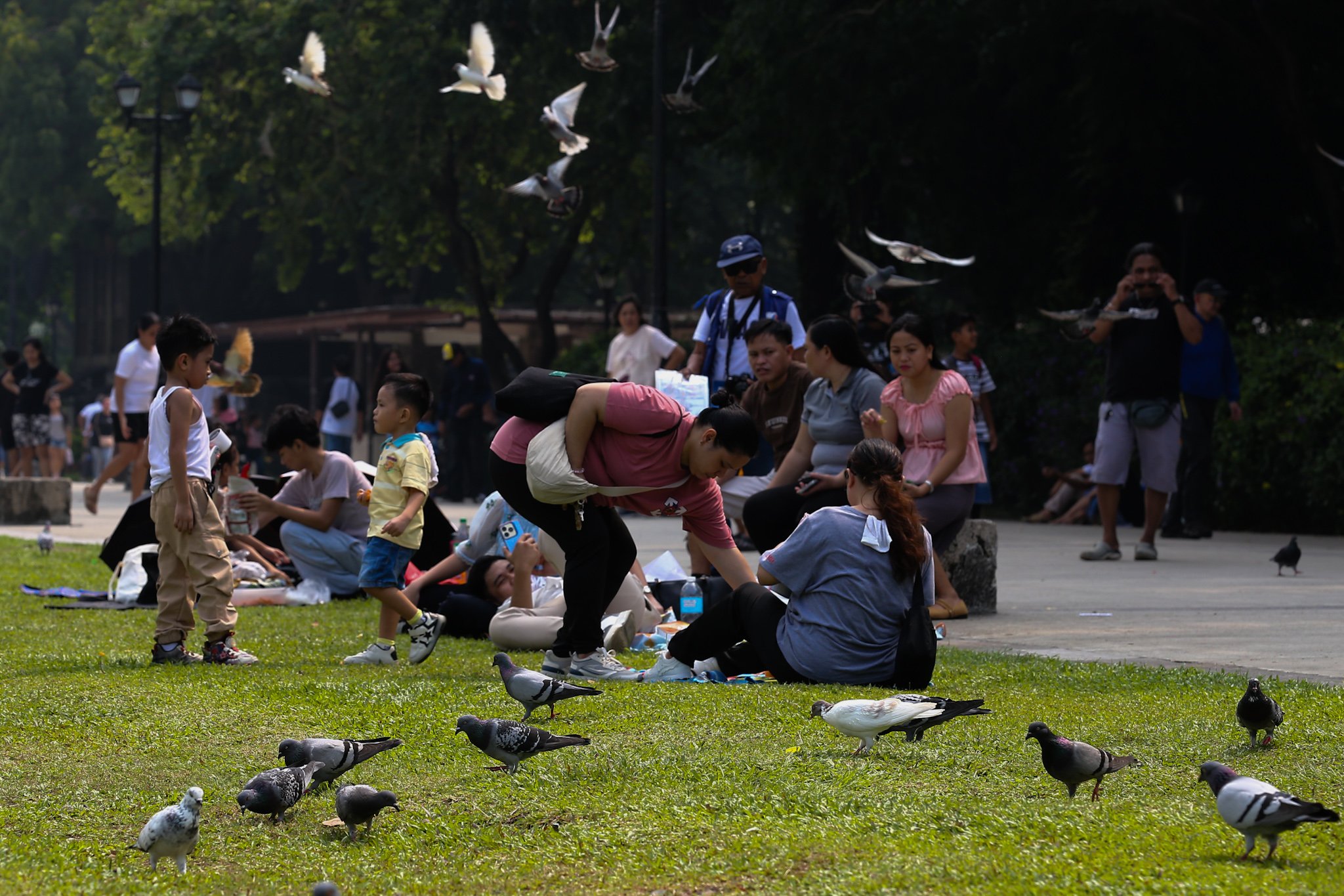 Family bonding in Luneta