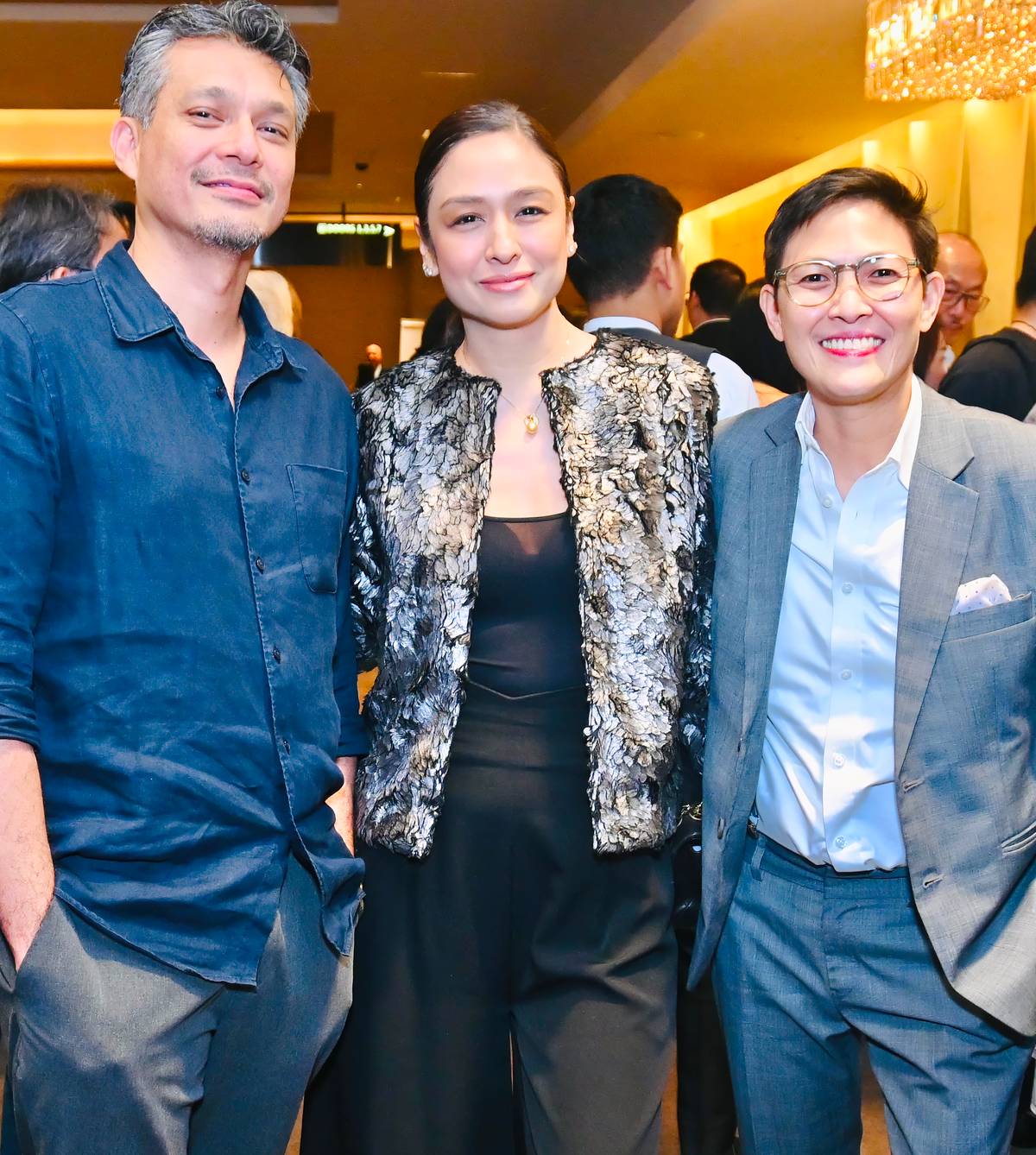 CARLOS and Kelly Misa Fernandez and Ina Zamora.