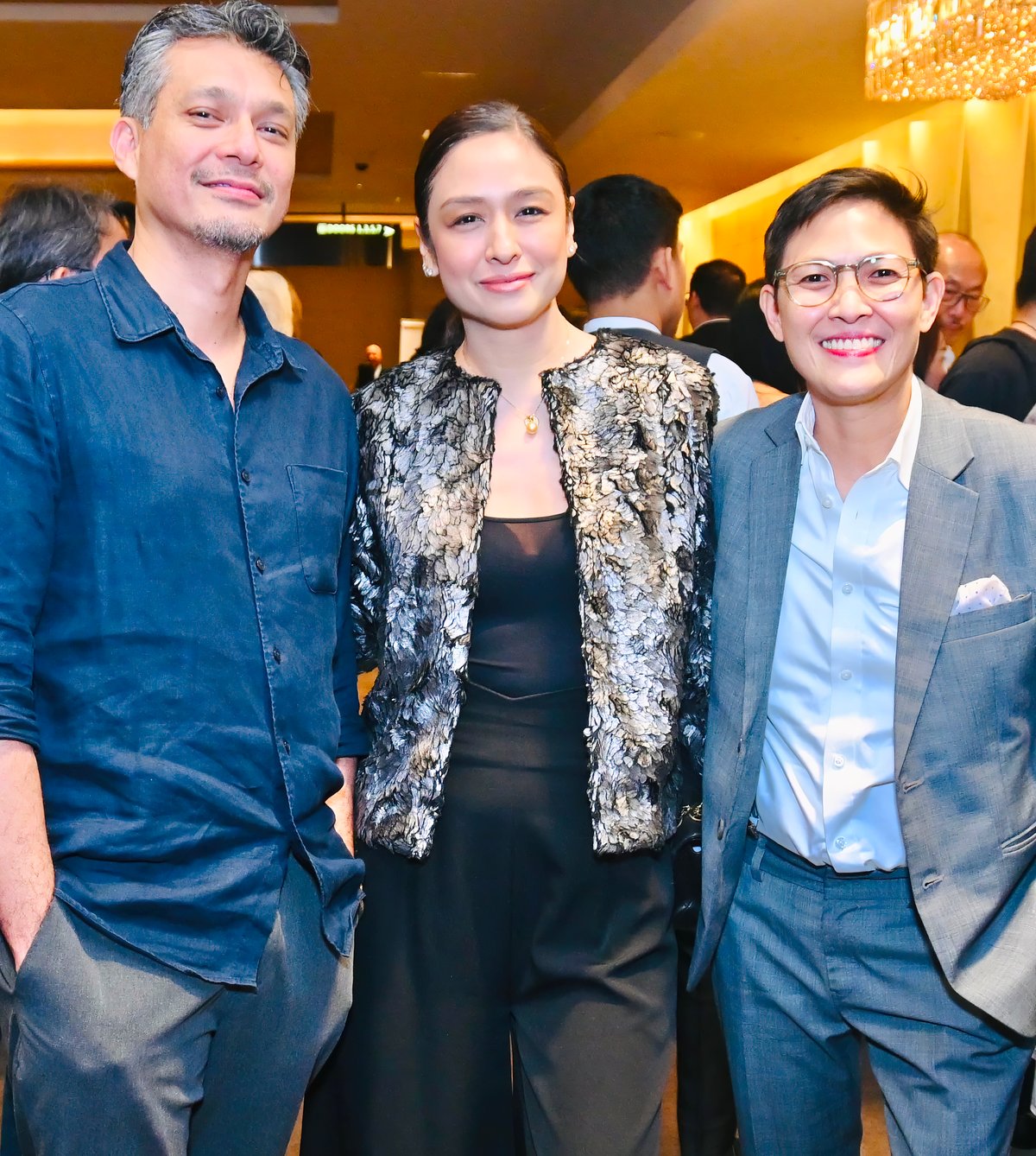 CARLOS and Kelly Misa Fernandez and Ina Zamora.