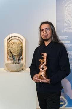 ALDRIN B. Olaguir was named the 2026 MADE Grand Award winner for Sculpture for his piece, ‘Hinahalal, Binabanal (The Chosen, the Sanctified).’