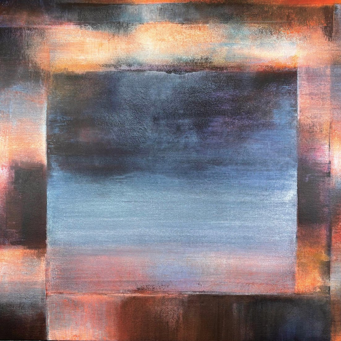 ‘HORIZON Within I,’ acrylic on canvas, 91 cm x 91 cm, 2026.