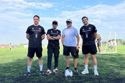 Melmac Sports kicks off football field at Villar City