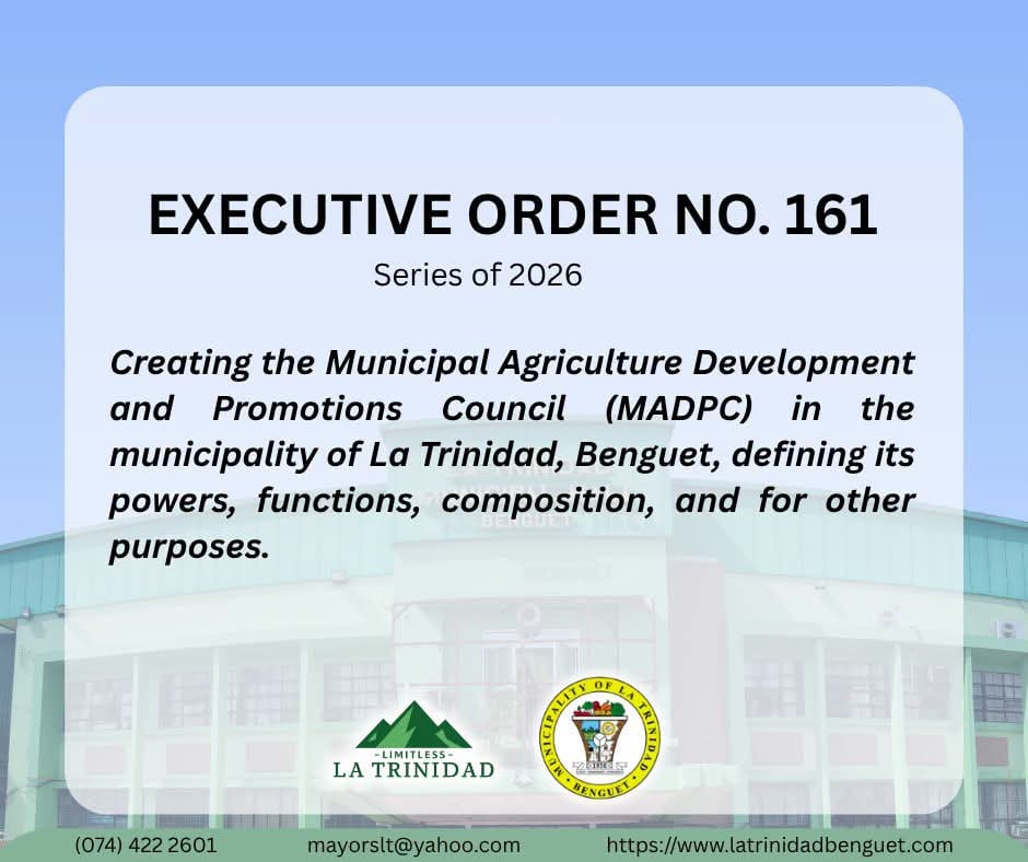 La Trinidad forms council to boost highland agriculture