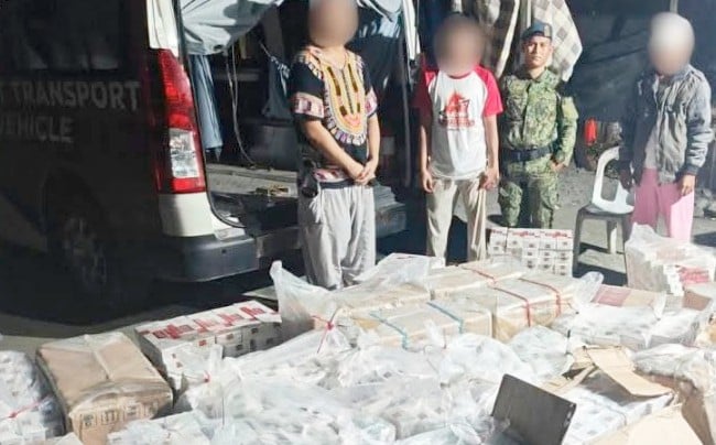Fake ambulance carrying smuggled cigarettes intercepted
