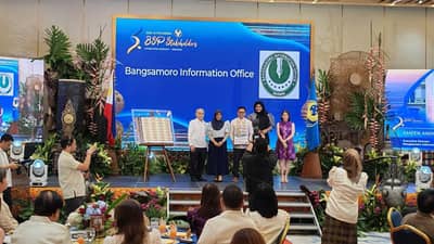 THE Bangsamoro Information Office receives its award during the 2026 Outstanding Bangko Sentral ng Pilipinas Stakeholders Appreciation Ceremony-Mindanao.