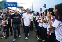 DPWH chief Dizon inspects nature-based coastal protection project 