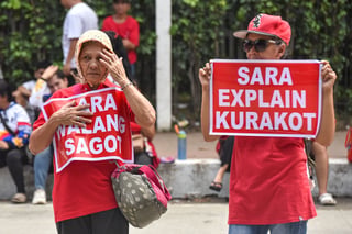 Groups calling for the conviction of VP Sara Duterte