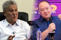 DND spokesperson Assistant Secretary Arsenio Andolong and Defense Secretary Gilbert Teodoro