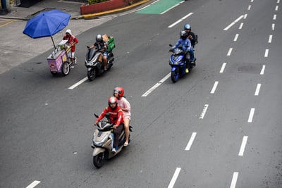 Transport strike force commuters to use motorcycle taxis