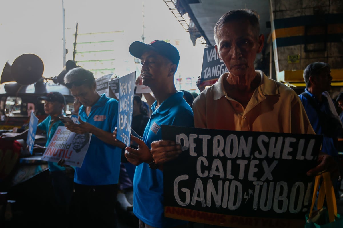 Transport strike in Cubao
