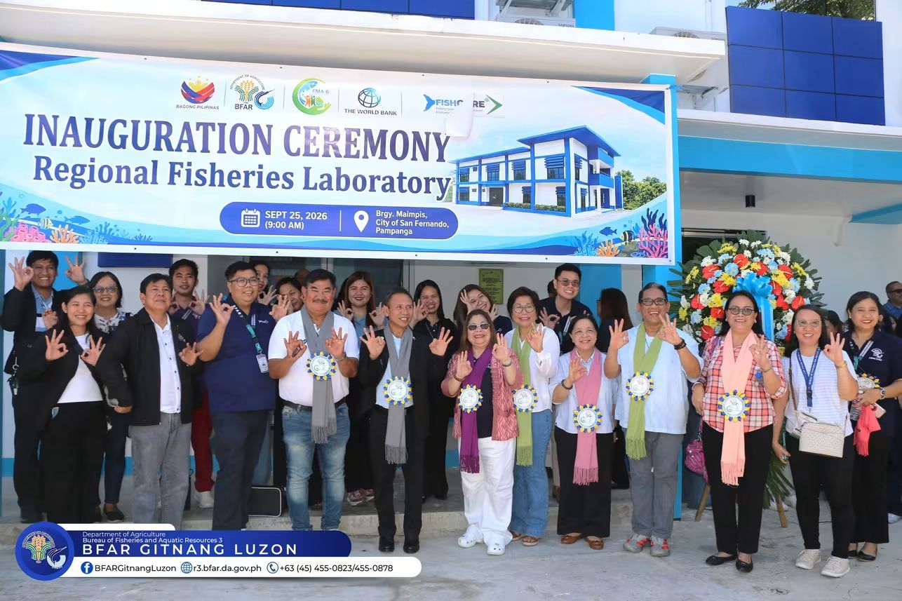 BFAR3 opens fisheries laboratory in Pampanga