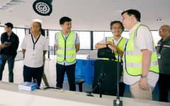 Recto inspects new Clark Airport Control Tower