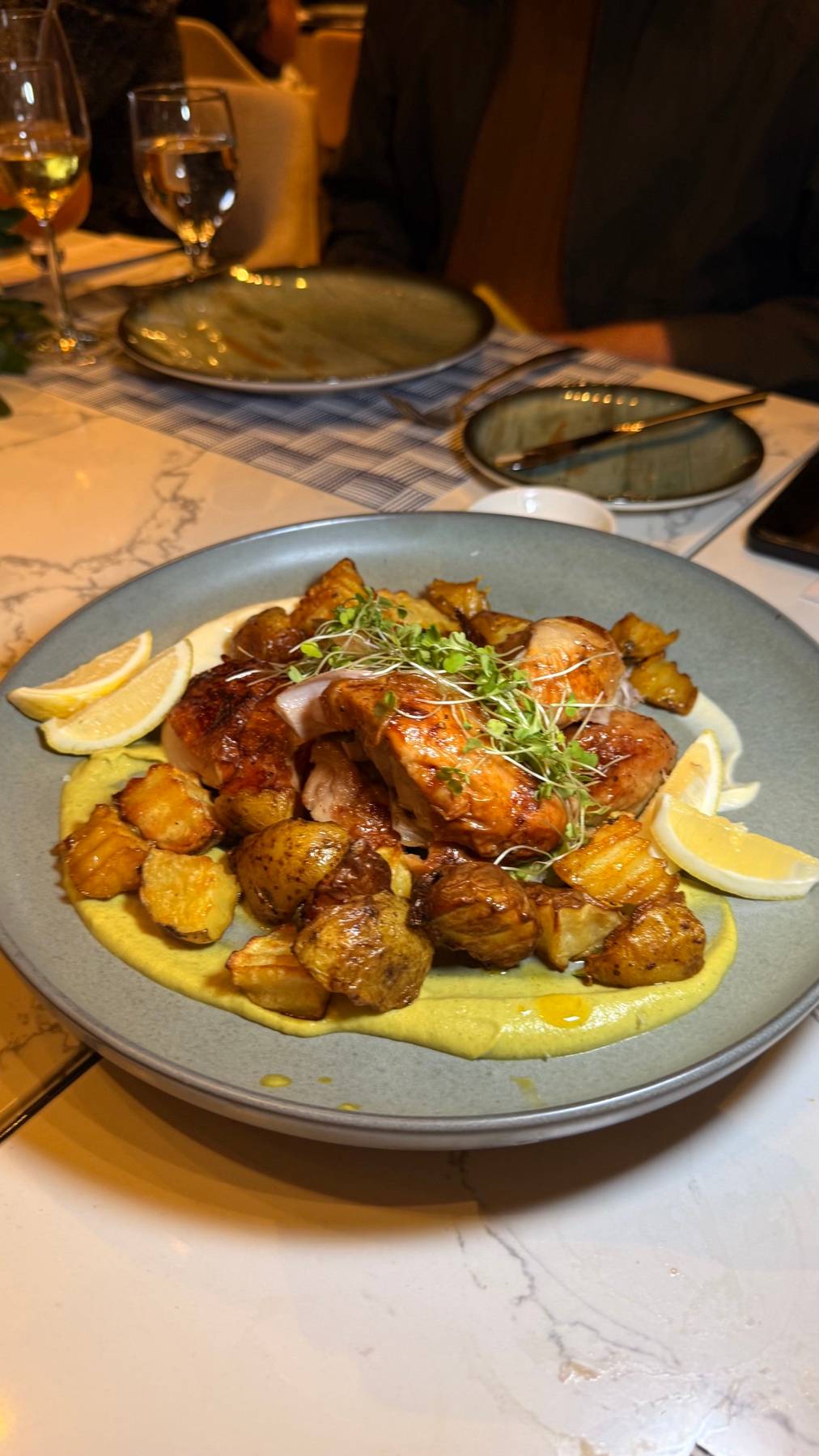 CALIFORNIA roasted chicken.