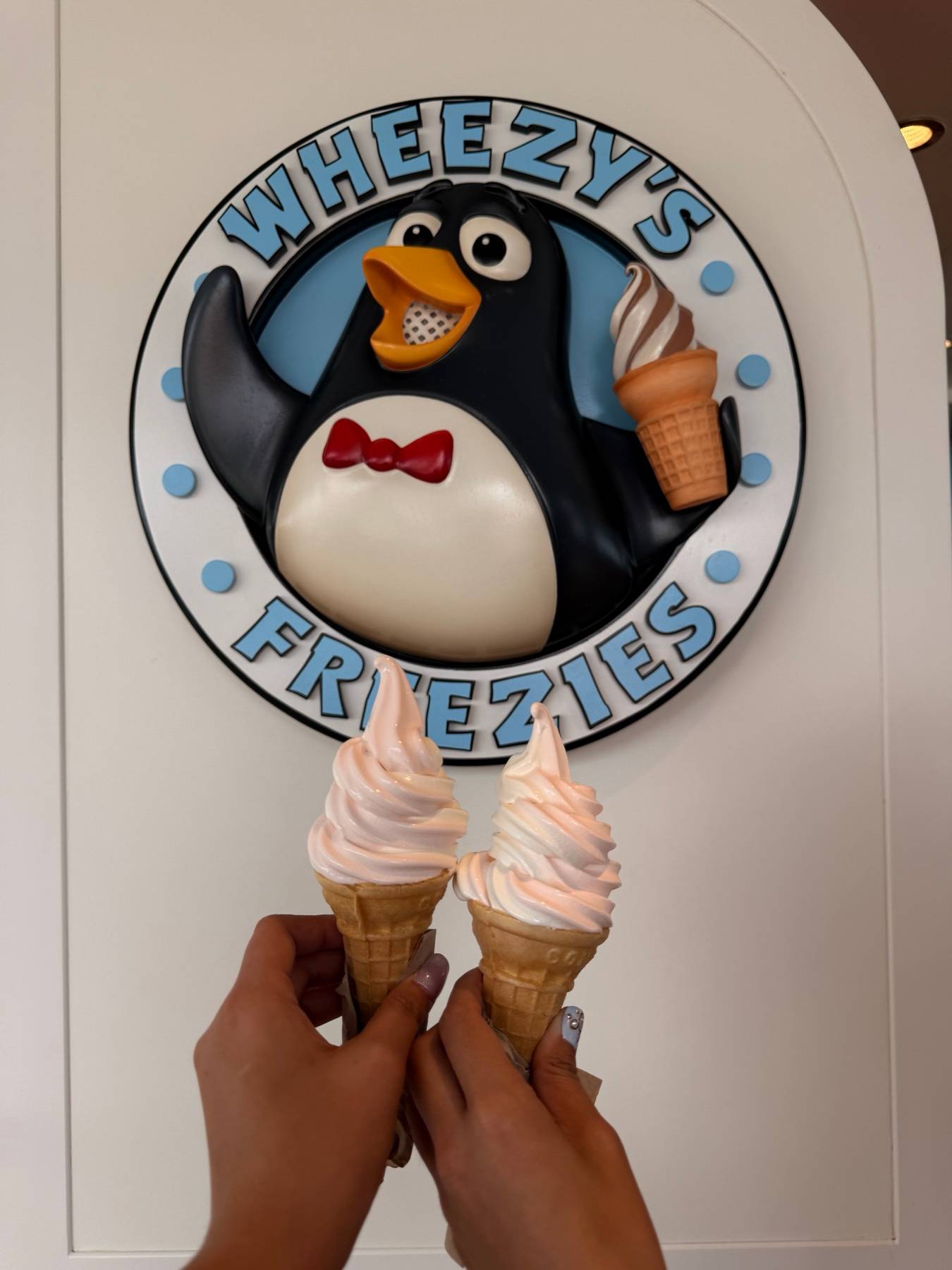 SOFT-SERVE ice cream.