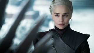 Emilia Clarke as Daenerys Targaryen.