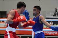 CARLO Paalam displays his punching prowess to overcome Makhmud Sabyrkhan of Kazakhstan via split decision and advance to the final of the men’s 55-kg division of the 20th Asian Games on Wednesday.