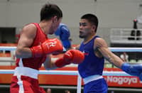 CARLO Paalam displays his punching prowess to overcome Makhmud Sabyrkhan of Kazakhstan via split decision and advance to the final of the men’s 55-kg division of the 20th Asian Games on Wednesday.