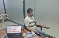 Dissmissed policeman Rodulfo Gracioso Jr. underwent polygraph test at the NBI.