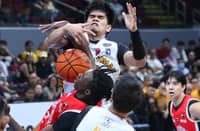 MARK Llemit provides the spark, helping UST preserve a 98-87 win over UE in the UAAP Season 89 men's basketball tournament on Wednesday at the Mall of Asia Arena.