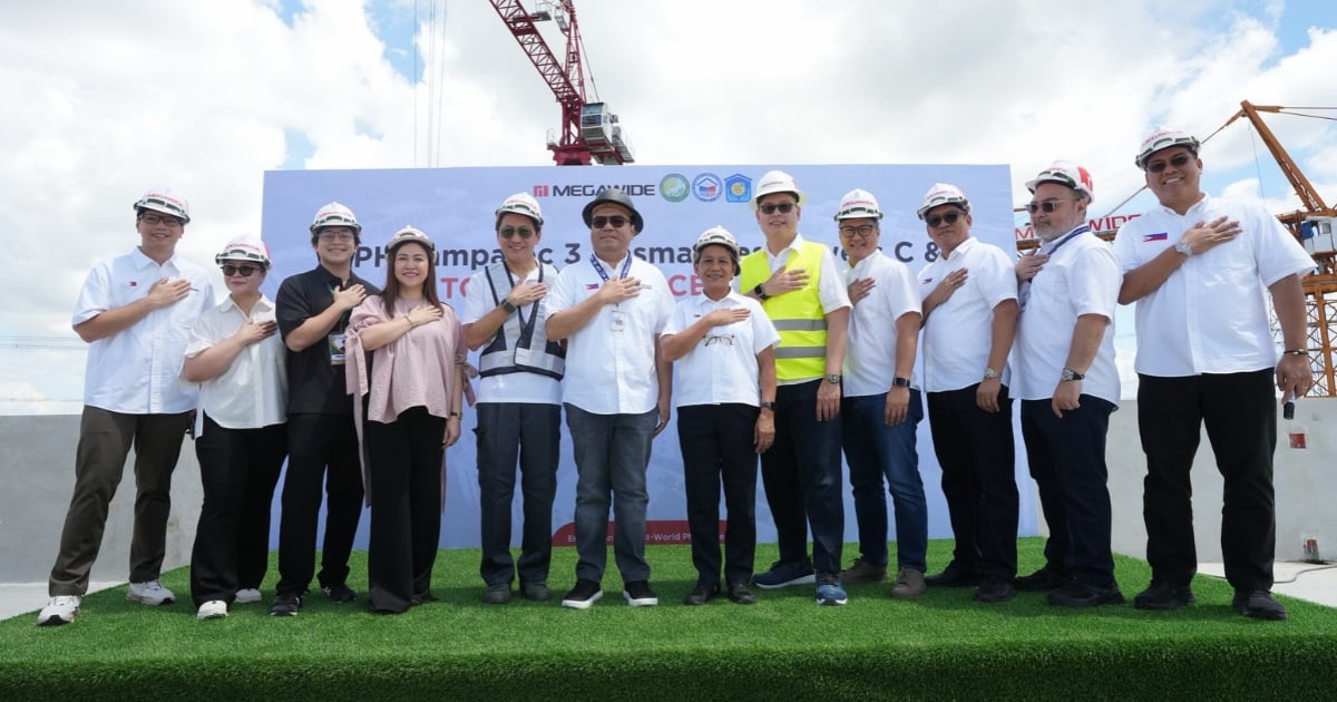 Pag-IBIG, Megawide mark first topping-off under Expanded 4PH