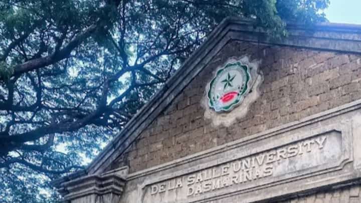 Entrance gate of De La Salle University-Dasmariñas in Dasmariñas City, Cavite
