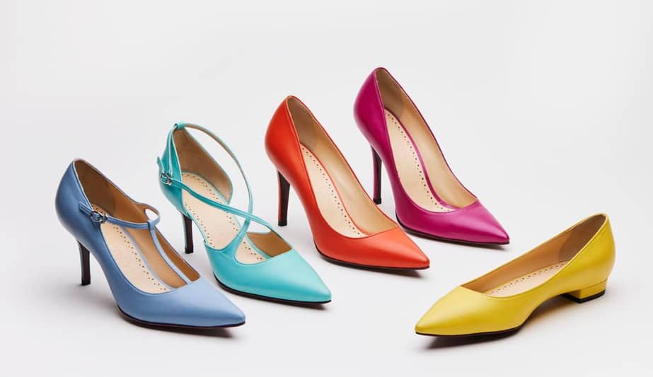 CUSTOM leather heels and flats by Tokyo brand Hoshino.