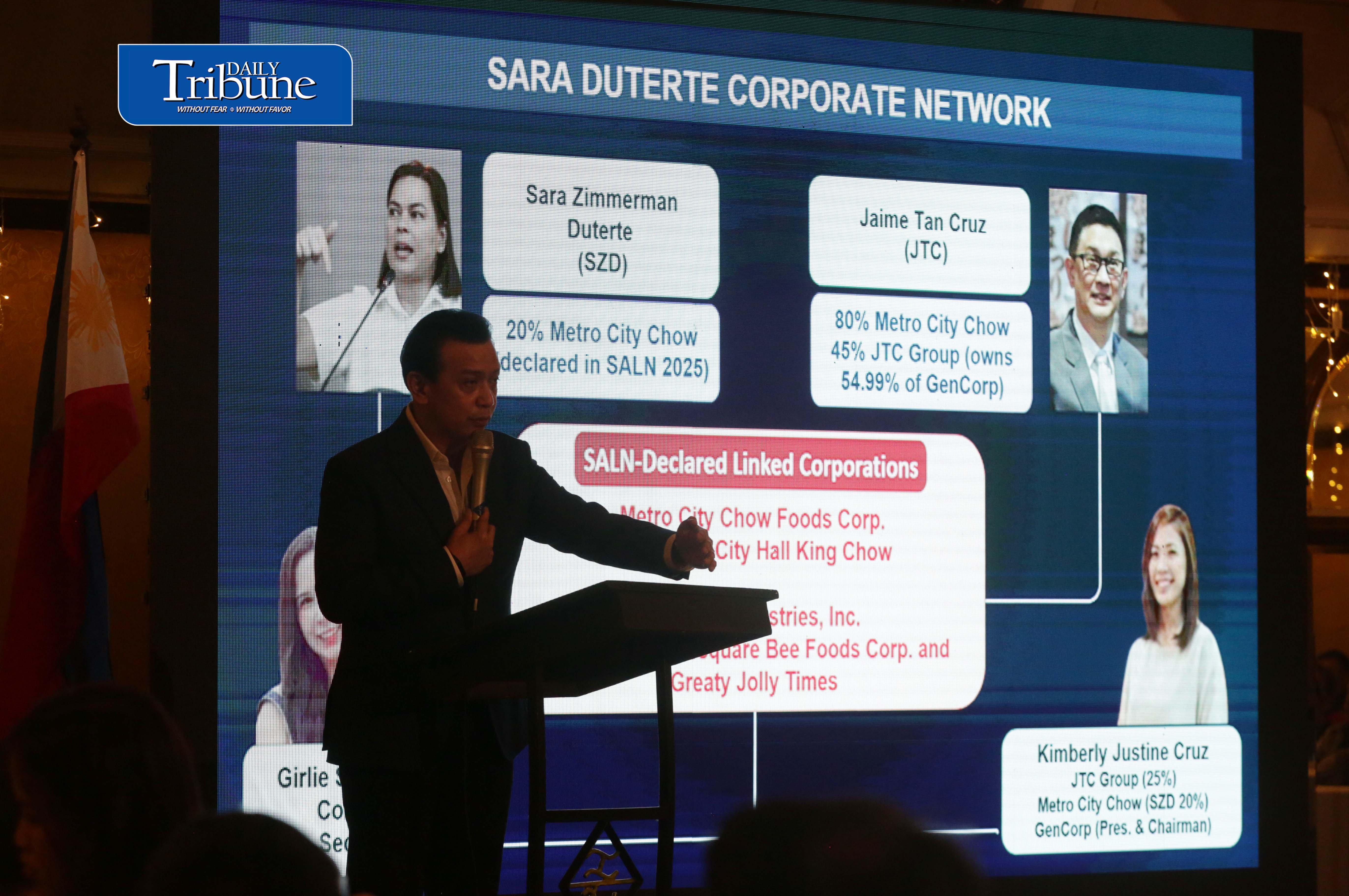 Trillanes press statements cannot be basis for impeachment questions — prosecutor