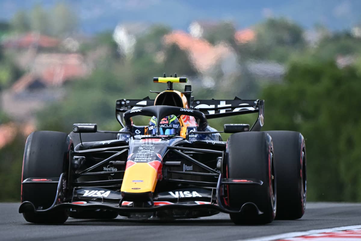 PRACTICE at the Hungaroring sees the Red Bull racer prepare for the Hungarian Grand Prix.