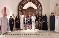 Representatives from the Government of the Republic of the Philippines, led by Philippine Ambassador to Oman H.E. Noralyn Jubaira Baja (middle left) and BOI Governor Atty. Marjorie O. Ramos-Samaniego (middle right), and the Government of the Sultanate of Oman, led by Advisor for Foreign Trade and International Cooperation of the Ministry of Commerce, Industry and Investment Promotion H.E. Pankaj Khimji (middle right) and Head of the Diplomatic Academy of the Ministry of Foreign Affairs H.E. Humaid AlMaani (middle left), celebrate the successful conclusion of the IPPA negotiations.