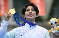 LIN Yu-Ting, the boxer who got involved in gender controversy during the Paris Olympics, celebrates after winning the gold medal in the women’s 60-kg event of the Paris Olympics.