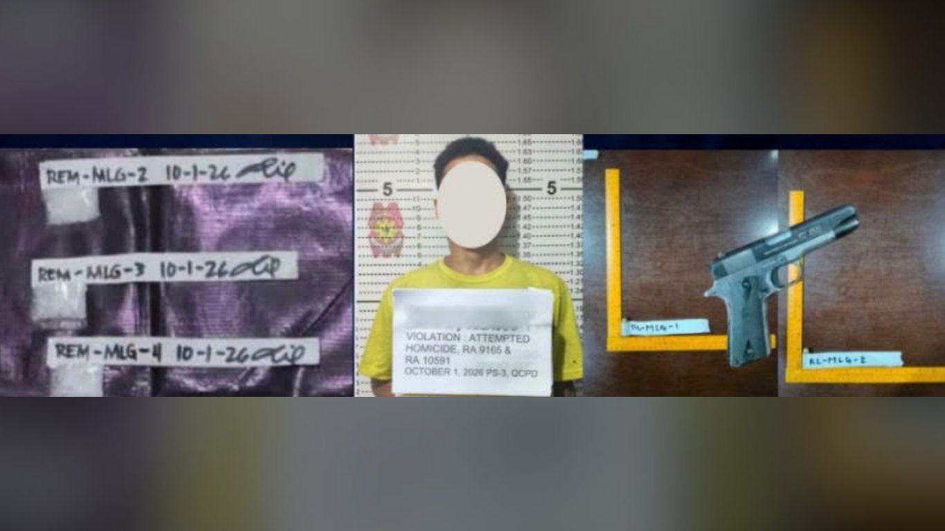 Failed shooting suspect netted by QCPD