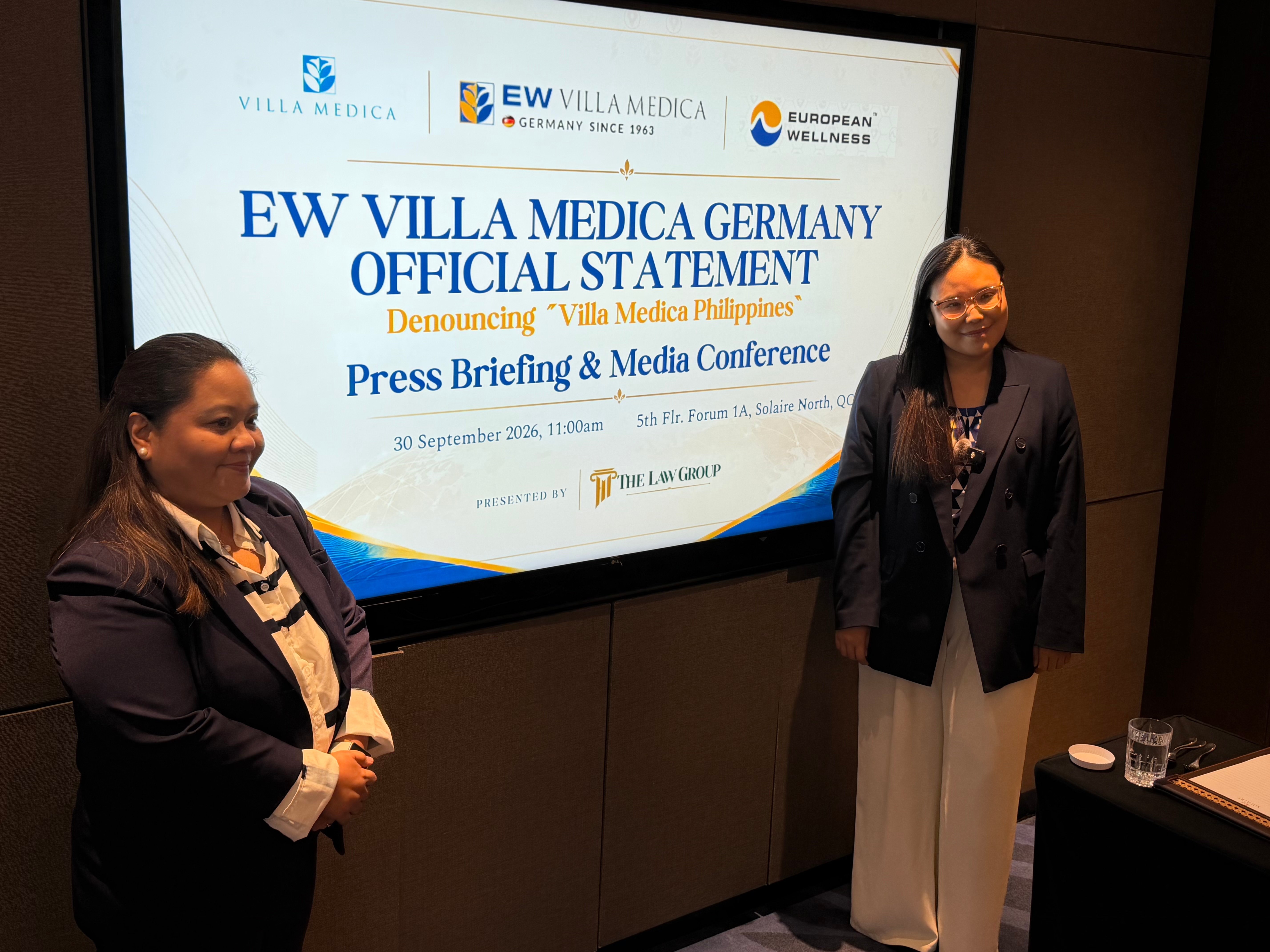 European Wellness issues public notice distancing itself from Villa Medica Philippines