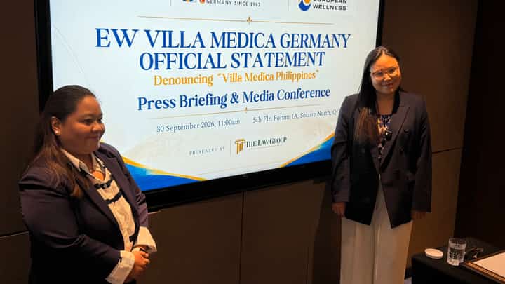 EW Villa Medica Germany denounces Villa Medica Philippines