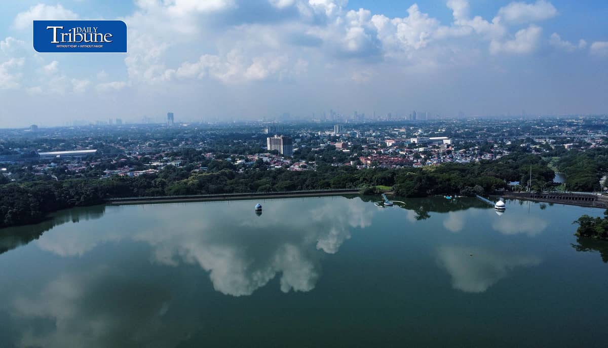 LA MESA DAM WATER SUPPLY REMAINS STABLE
An aerial view shows La Mesa Dam in Quezon City on Friday, 2 October. The reservoir can hold up to 50.5 million cubic meters of water and supplies parts of Metro Manila.
Maynilad Water Services Inc. spokesperson and water supply operations head Engr. Rex Calderon said supply remains stable, with mobile water tankers on standby should scheduled interruptions occur. | Analy Labor