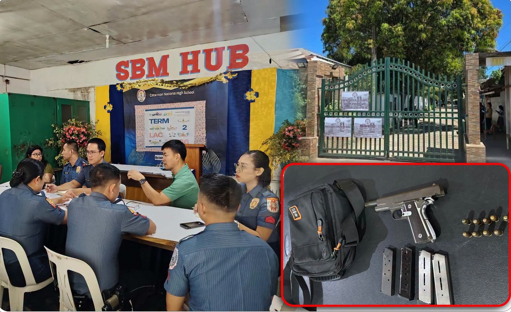 15-year-old student caught with gun in Catarman school