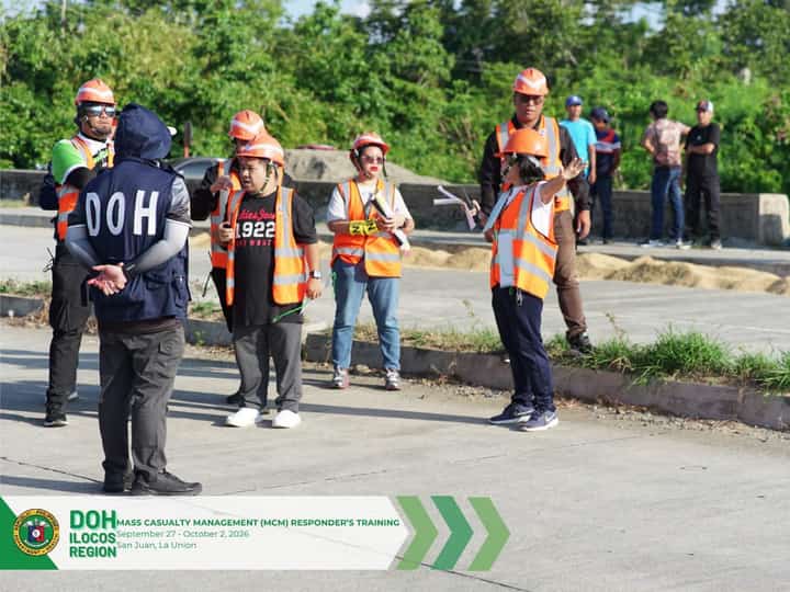 DOH Ilocos trains responders for mass casualty incidents