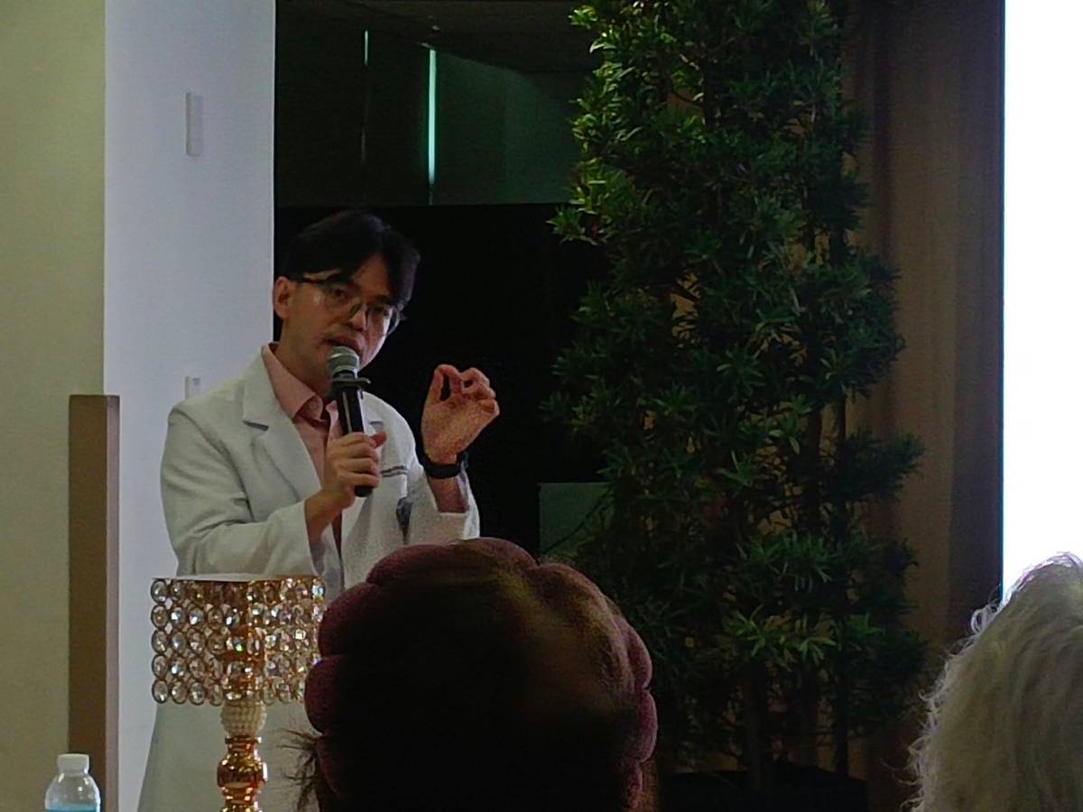 Medical oncologist Dr. Florge Francis Sy discusses breast cancer screening and emerging detection technologies during Manila Doctors Hospital’s Breast Cancer Awareness Month celebration, emphasizing the importance of detecting cancer early and making informed decisions about care.