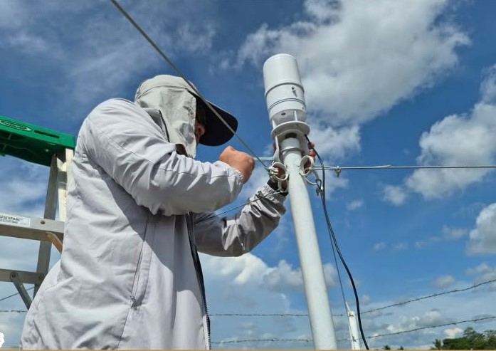 DOST installs real-time weather station for Leyte farmers