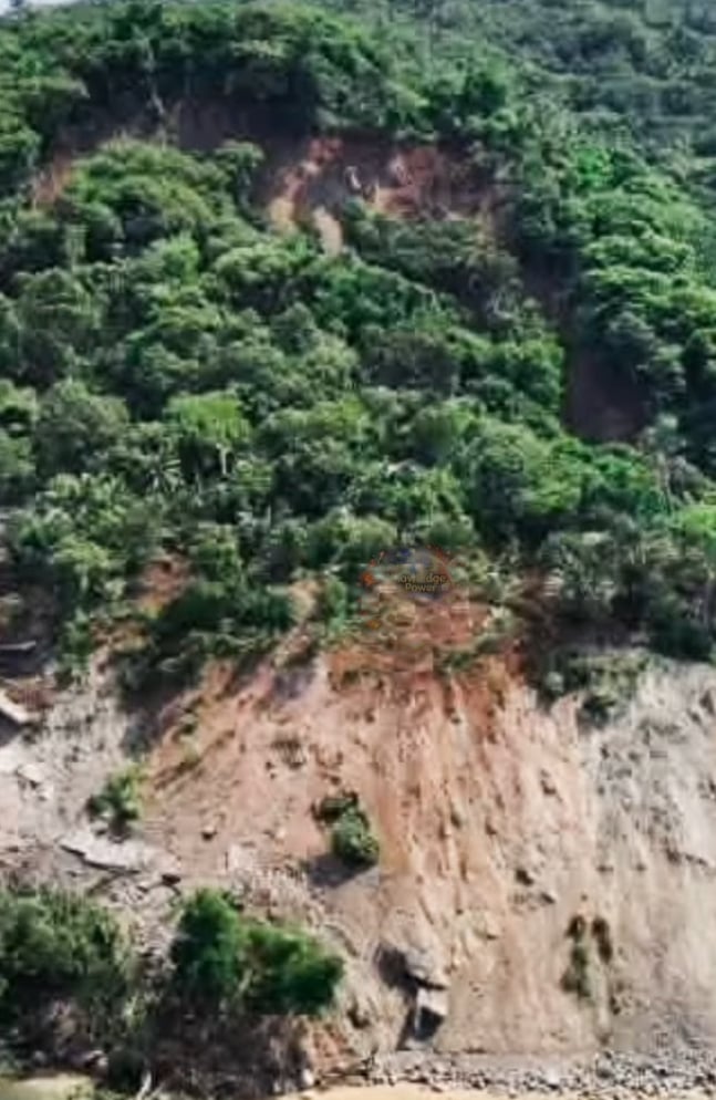 Bauan–Mabini Road remains closed after landslide
