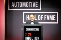 TRIBUTES to Toyota chairman Akio Toyoda highlight his leadership and automotive career during the Hall of Fame induction ceremony.