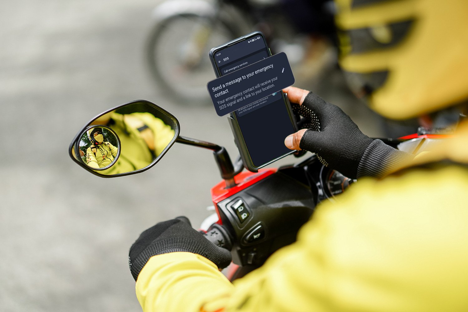 Maxim adds emergency contact feature