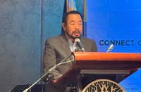 CREBA national president Noel Toti Cariño stresses that housing regulations should be consistent even if administrations change, during a recent discussion on housing regulations, project delivery and industry concerns at the Dusit Thani, Makati City.
