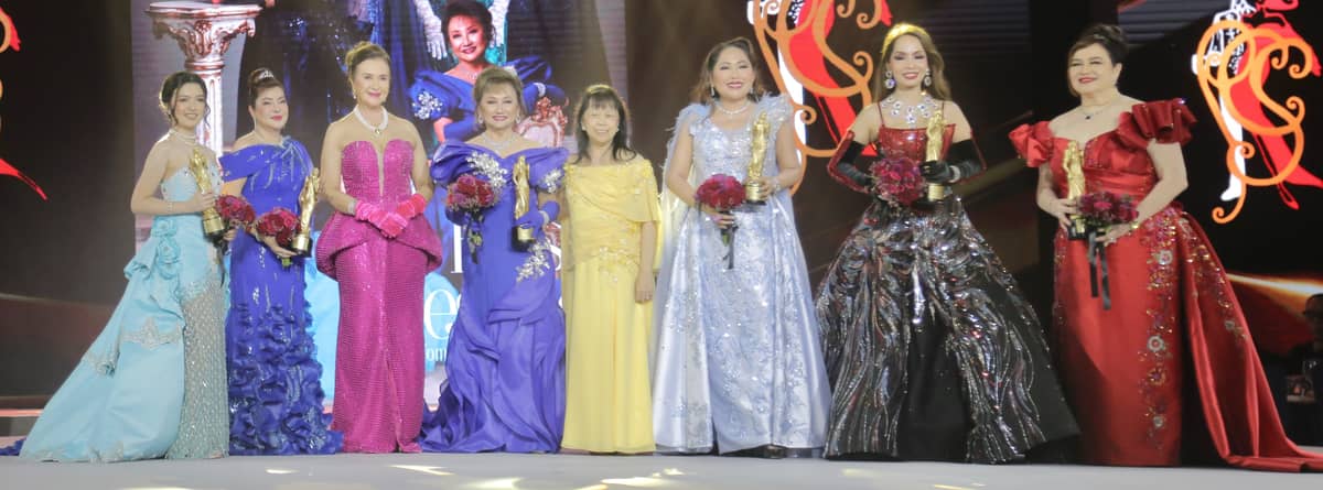 STYLE Icons 2026 Maloth Reyes and Joy Roman,  BDWP BOD Dr. Mildred Vitangcol (pink,) Style Icon 2026 Cong. Linabelle Villarica, PCS BOD Dr. Cecilia Llave (yellow), Style Icons 2026 Vilma Ligahon, Eimee Cragun and Cecille Bravo.